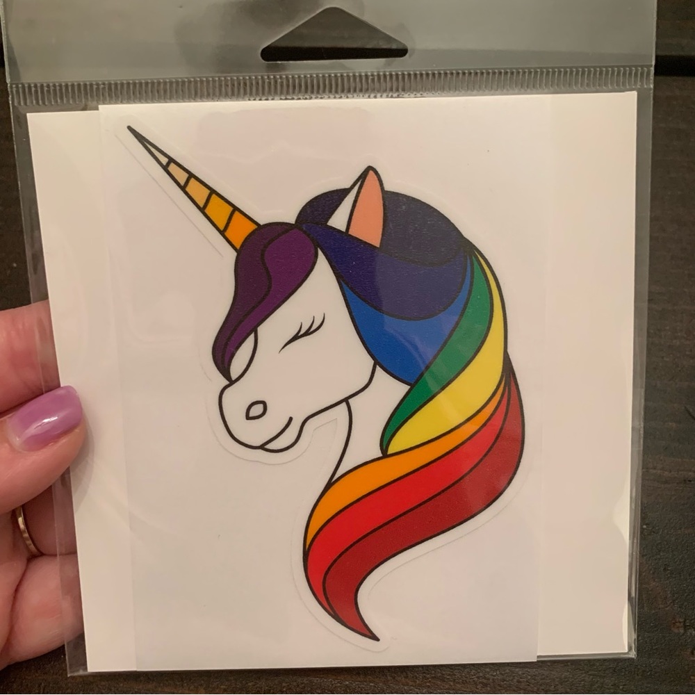 Pride Unicorn Sticker Car Decal